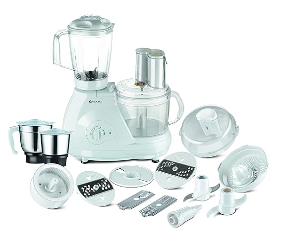 BAJAJ Fx11 Food Factory 600 W Food Processor  (White)