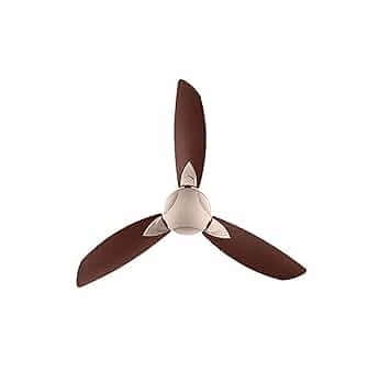 USHA Bloom Primrose with 2 Year Warranty Silent Operation 1250 mm Ceiling Fan  (Sparkle Golden, Brown | Pack of 1)