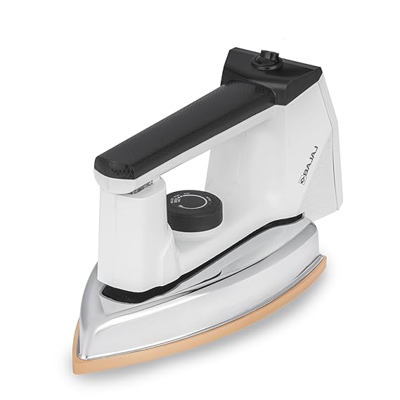 BAJAJ DX 16 Heavy Weight 1100 W Dry Iron  (White & Black)