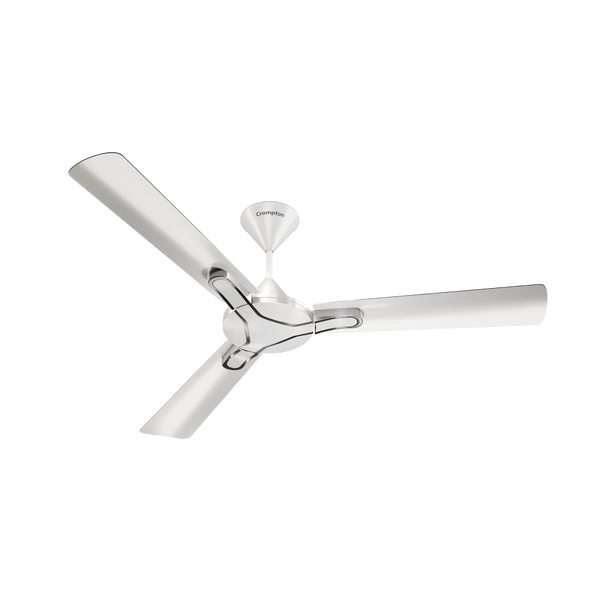 Crompton Gianna Anti Dust 1200 mm Ceiling Fan  (Pearl White | Pack of 1)