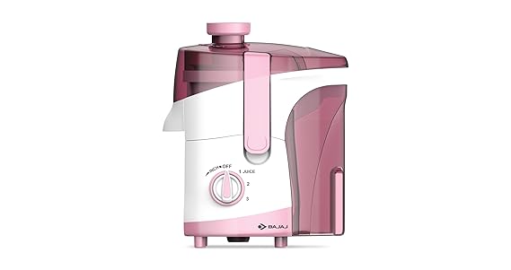 BAJAJ by BAJAJ JX20 500 W Juicer Mixer Grinder  (JX 20 | 2 Jars | WHITE PINK)