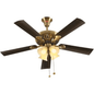 USHA Usha Fontana Maple with 2 Year Warranty Anti Dust 1250 mm Ceiling Fan  (Antique Brass | Pack of 1)