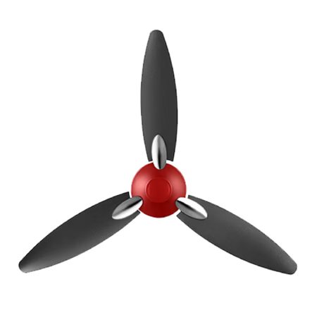 USHA Bloom Daffodil GoodBye Dust with 2 Year Warranty Anti Dust 1250 mm Ceiling Fan  (Sparkle Red, Black | Pack of 1)
