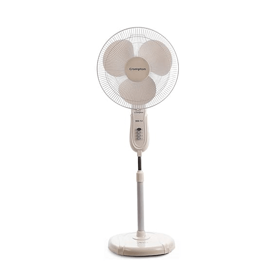 Crompton High Flo Neo 16-inch Pedestal Fan with 2 Year Warranty 400 mm Pedestal Fan  (white | Pack of 1)
