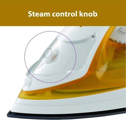 USHA steam pro siSI3816 PACK OF 2 1600 W Steam Iron  (MUSTRED YELLOW)