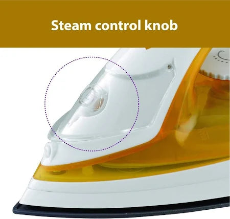 USHA steam pro siSI3816 PACK OF 2 1600 W Steam Iron  (MUSTRED YELLOW)