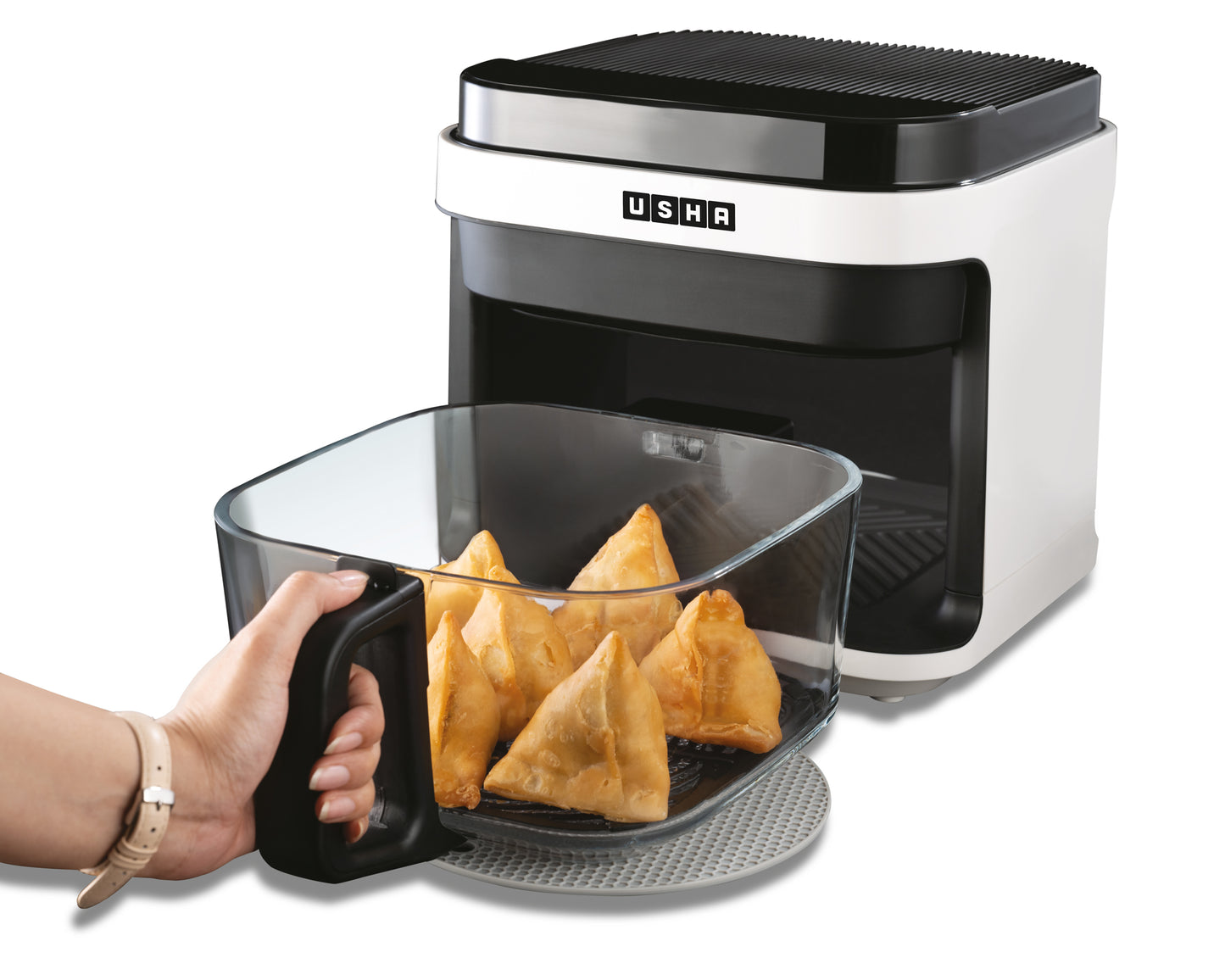USHA I CHEF SMART AIRFYER 5.5 Air Fryer  (5.5 L)